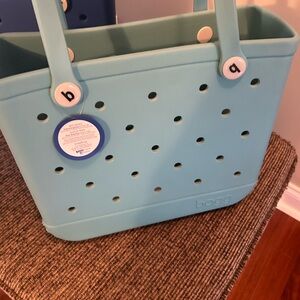 Real Bogg Bag . This is the Baby Bogg size in Turquoise and Caicos.